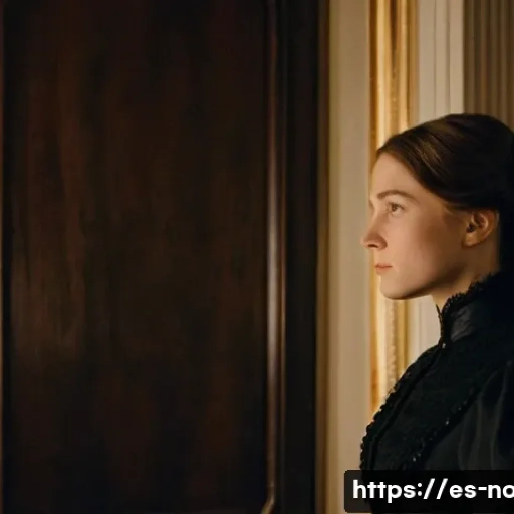 노르웨이의 유명한 문학가 - **"Nora's Moment of Truth"**: A full-body shot of Nora Helmer, a young woman in elegant late 19th-ce...